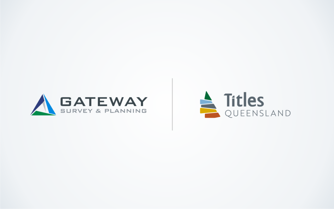 Corporate logos: Gateway Survey & Planning and Titles Queensland